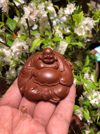 Tượng Tử Sa Phật Di Lặc