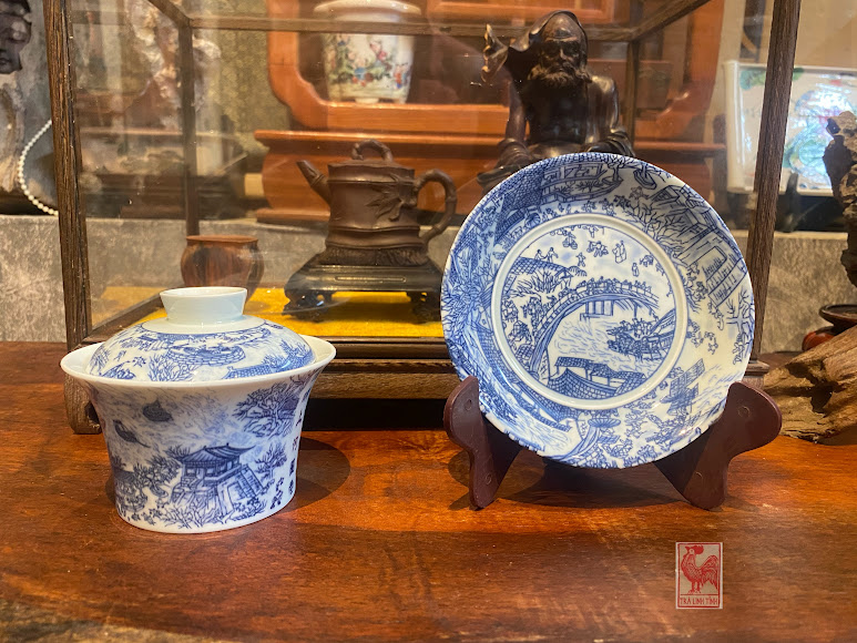Bát pha trà – Thanh minh thượng hà đồ