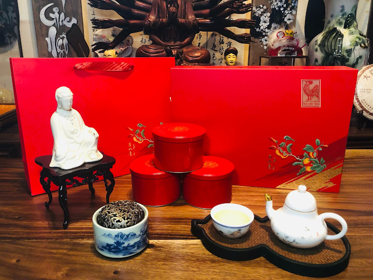 Hộp Quà Biếu Tết - Thiết Quan Âm Cao Cấp Phúc Lộc